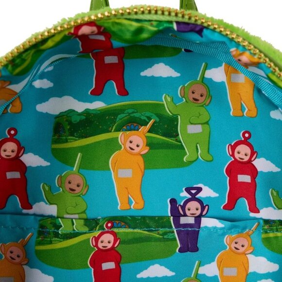 NWT Loungefly Teletubbies Dipsy Plush Light-Up Mini Backpack - Picture 6 of 6